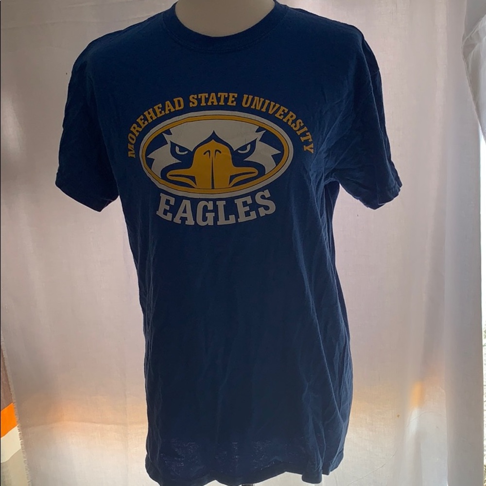Blue Morehead State school pride t shirt